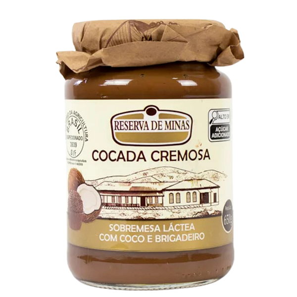 Cocada Cremosa com Brigadeiro