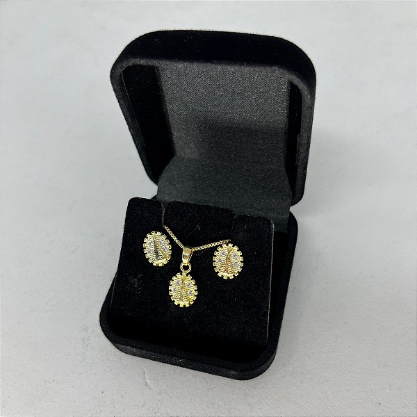 Conjunto Nossa Senhora Aparecida Cravejado