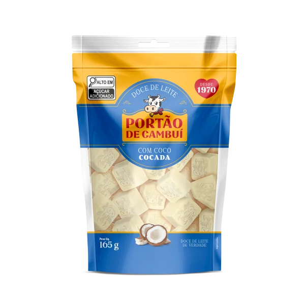 Cocada ao Leite em Tablete 165g