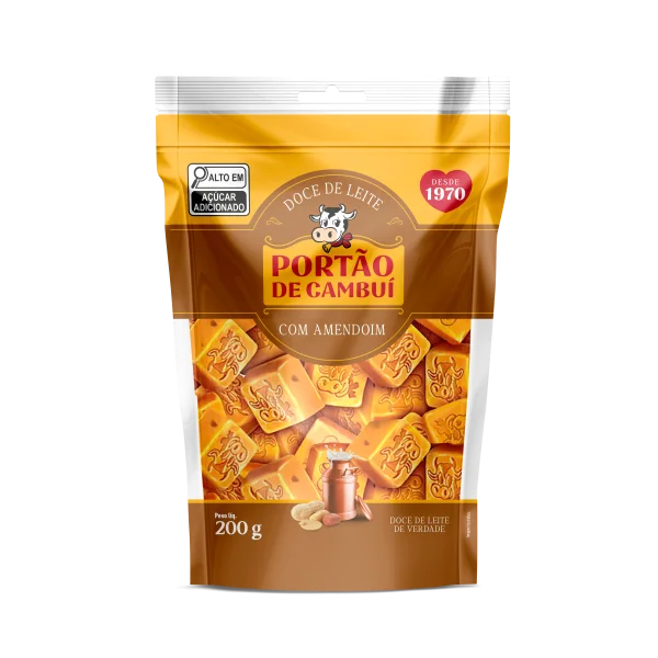 Doce de Leite com Amendoim em Tablete 200g