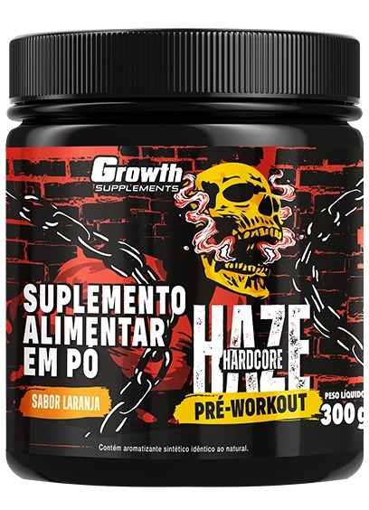 Pré-Treino Haze Hardcore 300g - Growth Supplements