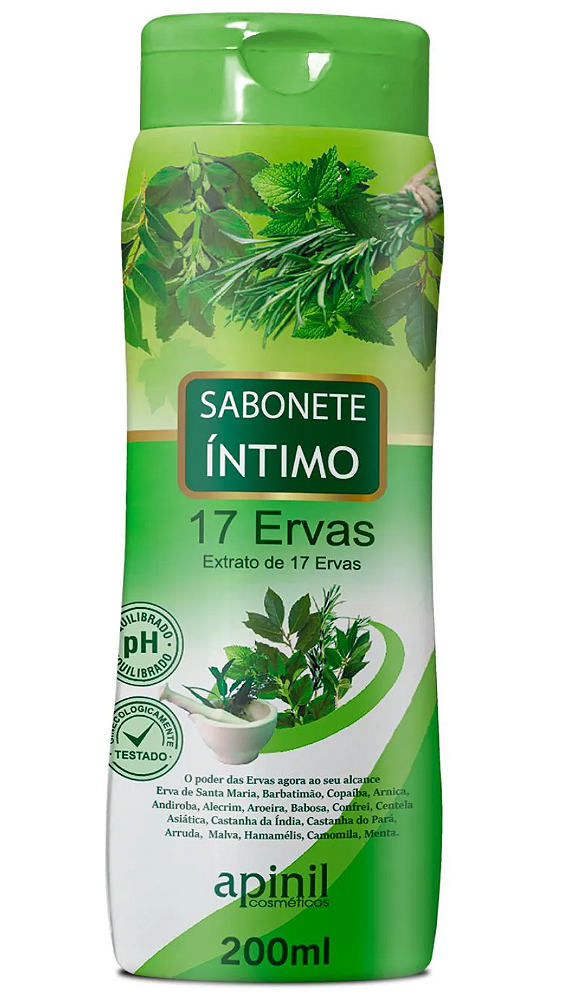 SABONETE FEM 17 ERVAS 200ml Apinil