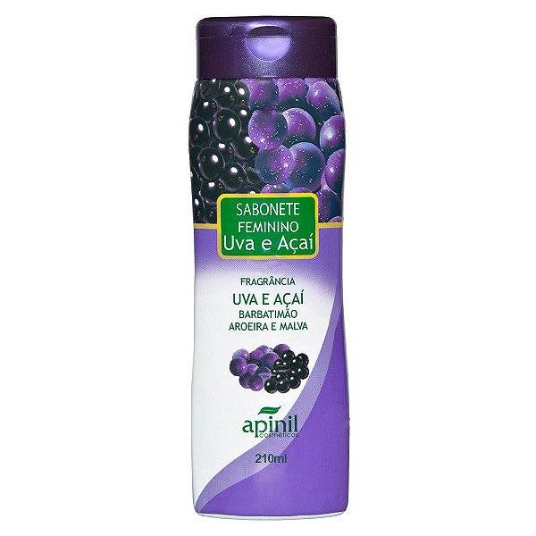 SABONETE FEM UVA E AÇAI 200ml Apinil