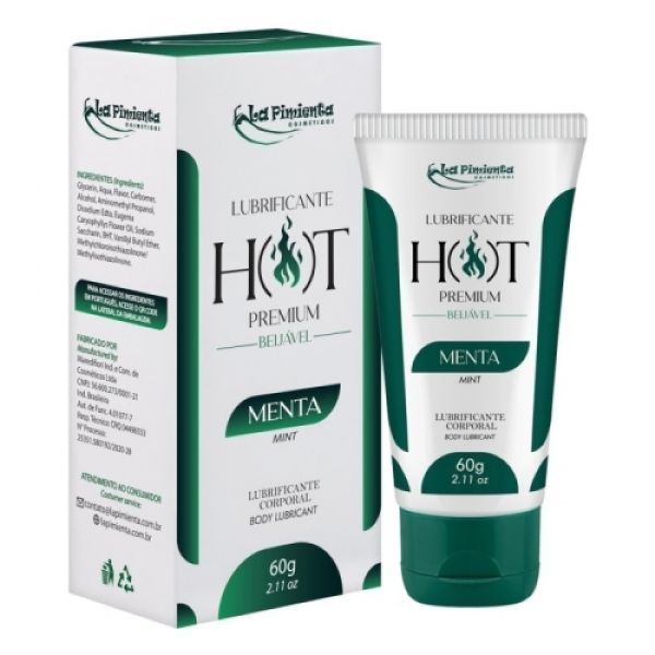 HOT PREMIUM MENTA LUBRIFICANTE 60g