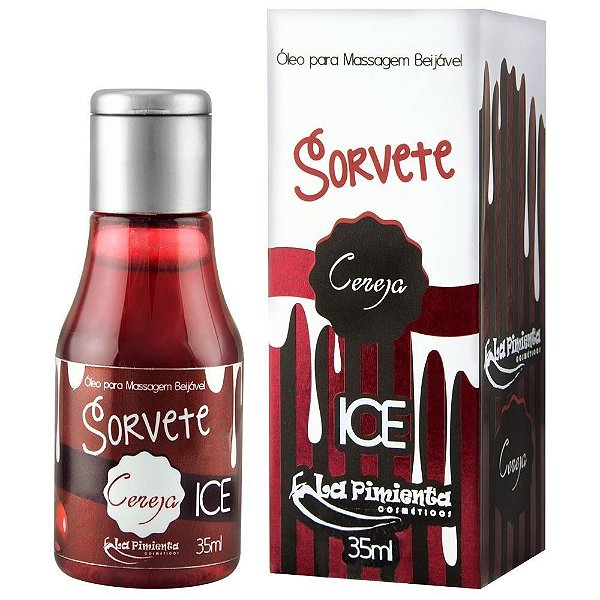 SORVETE CEREJA ICE ÓLEO BEIJÁVEL 35ml