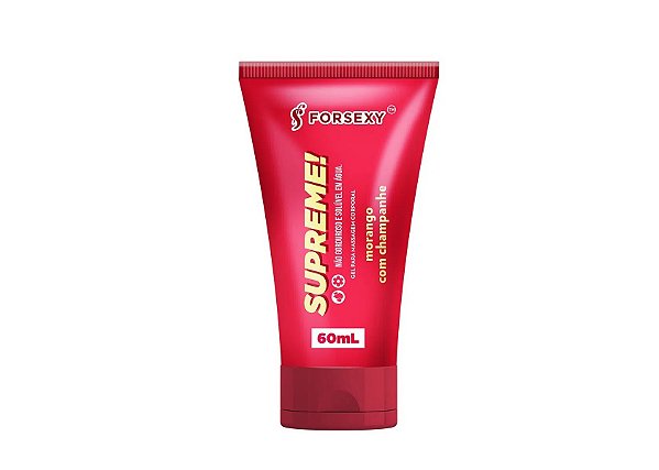 SUPREME MORANGO COM CHAMPANHE 60ml FORSEXY