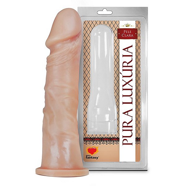 PÊNIS REALÍSTICO MACIÇO SEM ESCROTO 18,5cm - PA016