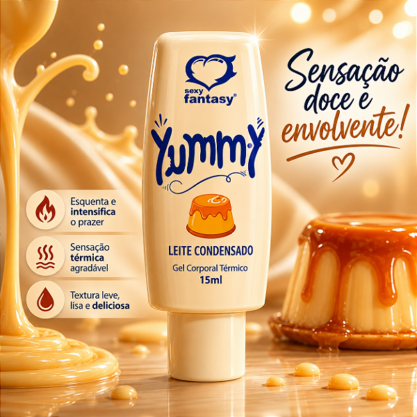 GEL YUMMY LEITE CONDENSADO 15ml