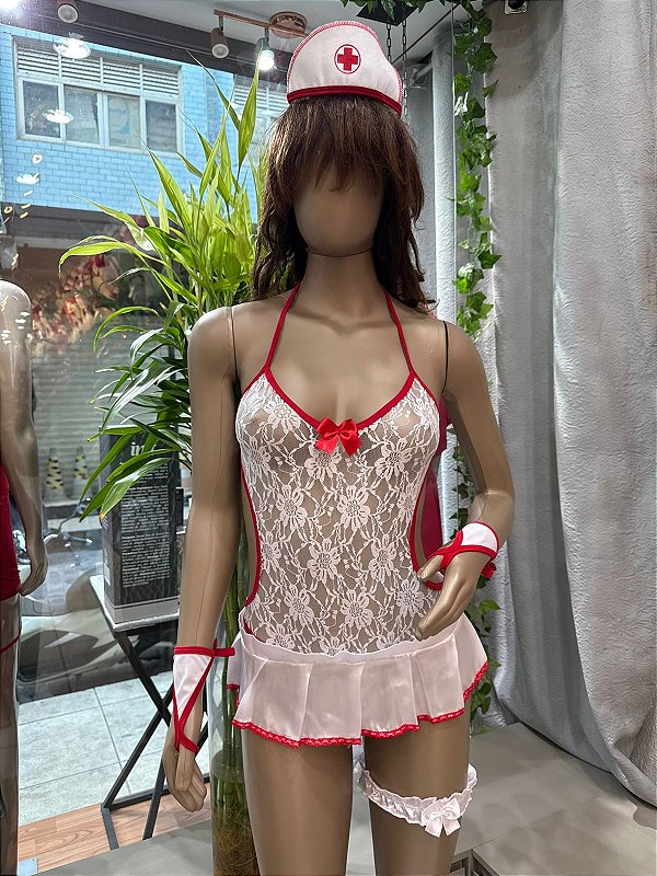 FANTASIA BODY ENFERMEIRA - TAM ÚNICO