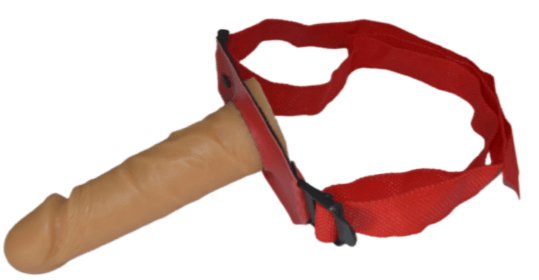 CINTA PARA COXA COM PRÓTESE COR PELE 15cm - VERMELHO