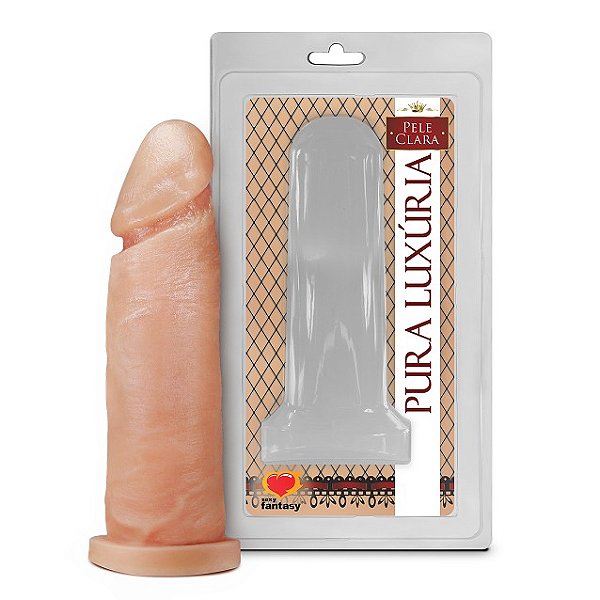 Pênis Realístico Maciço 15,3cm x 4,5cm - PA010