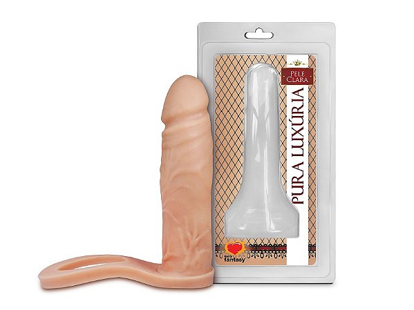 Pênis Realístico com Anel Companheiro 12,4cm x 3cm - AC002