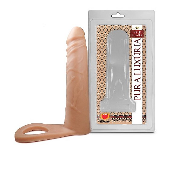 Pênis Realístico com Anel Companheiro 16cm - AC004