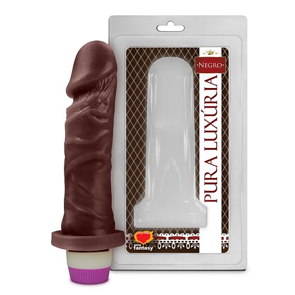 Pênis Realístico com Vibro 15,3cm - PCN008