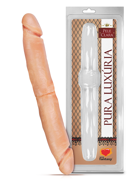 Pênis Dupla Penetração Maciço 30,5cm - PA027