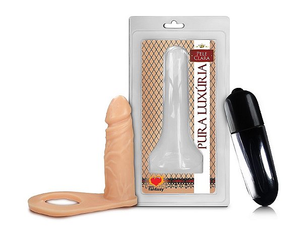 Anel Companheiro com Cápsula Vibratória 10,4cm x 2,8cm - AC005