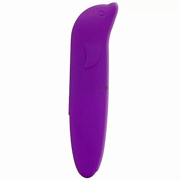 VIBRADOR GOLFINHO AVELUDADO ROXO - 6178