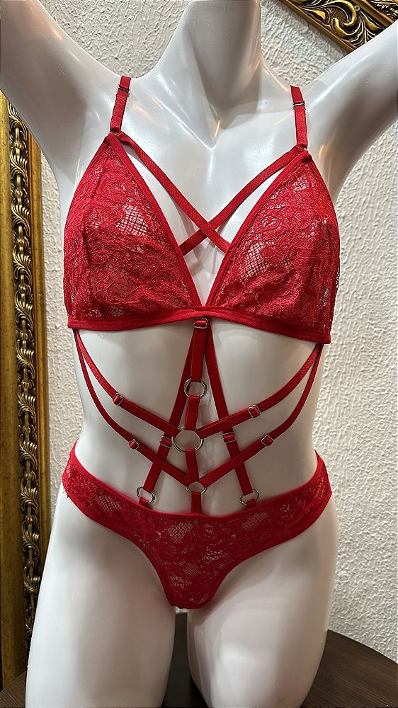 BODY ARCELY - VERMELHO