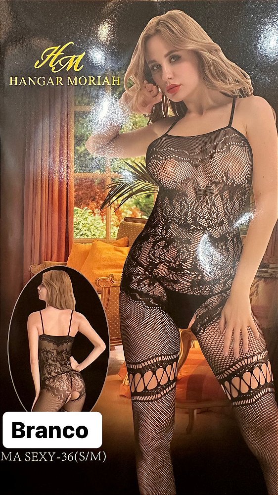 BODY SEXY ARRASTÃO BRANCO - 36