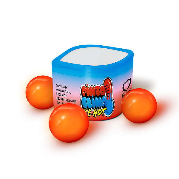 PINTA CLIMA ICE / HOT Excitante em Cápsula 3un