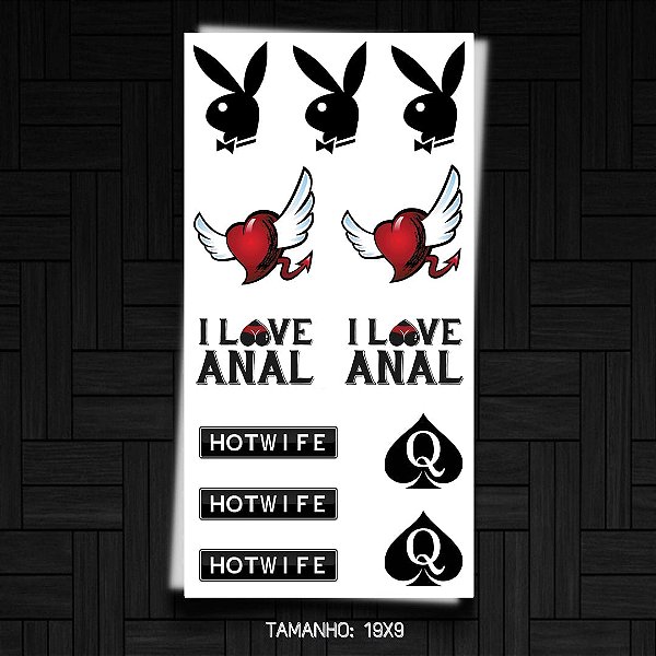 TATUAGEM ADESIVA TEMPORARIA - 889091