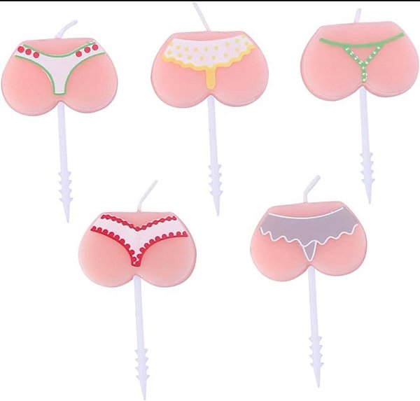 VELA DIVERTIDA BUMBUM COM 5un