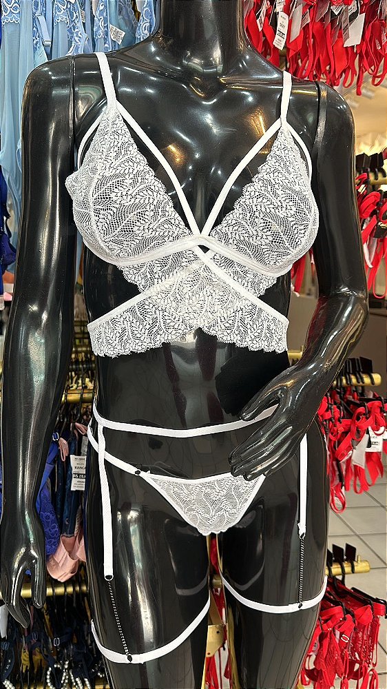 CONJUNTO SEX LIGA CORRENTE - BRANCO
