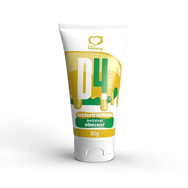 D4 GEL ABACAXI LUBRIFICANTE ÍNTIMO 60g