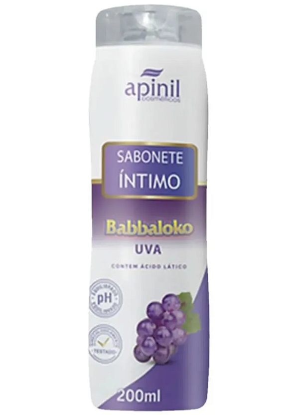 SABONETE FEM UVA BABBALOKO 200ml Apinil