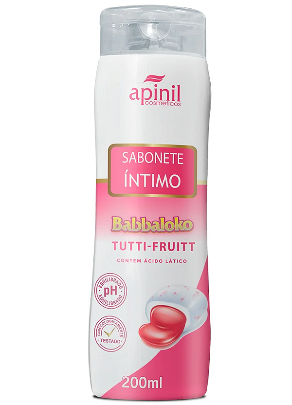 SABONETE FEM TUTTI-FRUITT BABBALOKO 200ml Apinil