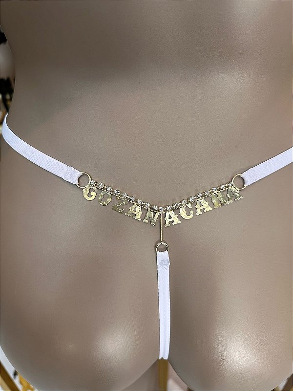 FIO FRASE GOZANACARA - BRANCO