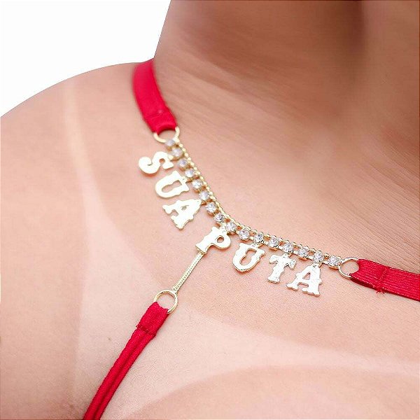 FIO FRASE SUAPUTA - VERMELHO