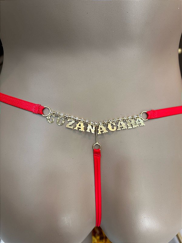 FIO FRASE GOZANACARA - VERMELHO