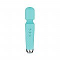 VIBRADOR 20x VARINHA MÁGICA SILICONE AZUL CEU - 7166