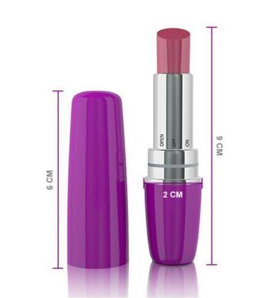 VIBRADOR EM FORMATO BATOM ROXO - 5132