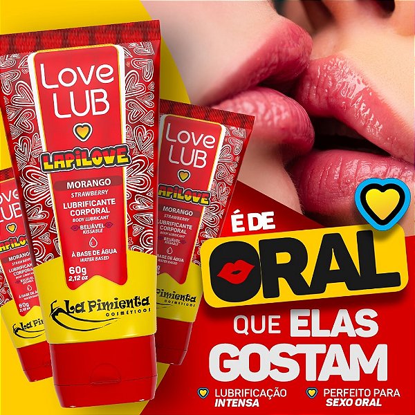 LAPILOVE GEL MORANGO 60g
