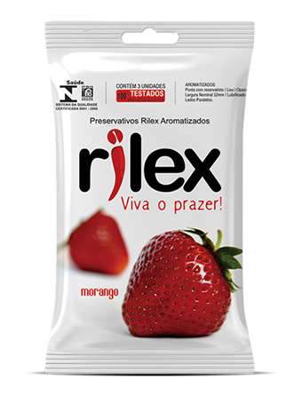 PRESERVATIVO MORANGO 3un RILEX