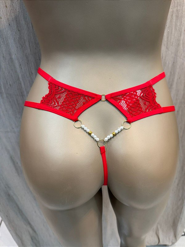 RARA FIO RENDA - VERMELHO