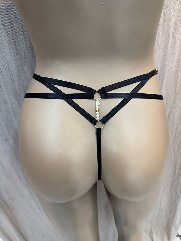 ELDA FIO RENDA - PRETO