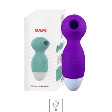 SAM VIBRADOR DE CLITÓRIS 12x PULSAÇÃO ROXO - 8282