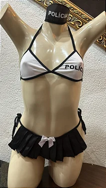 FANTASIA  MINI POLÍCIAL - TAM ÚNICO