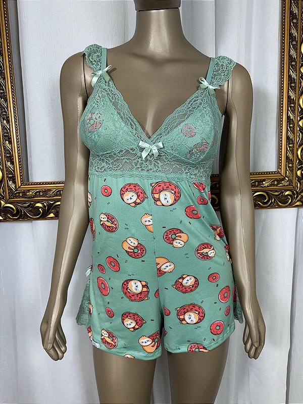 TEDDY MACAQUINHO TEEN - VERDE C/ PREGUIÇA