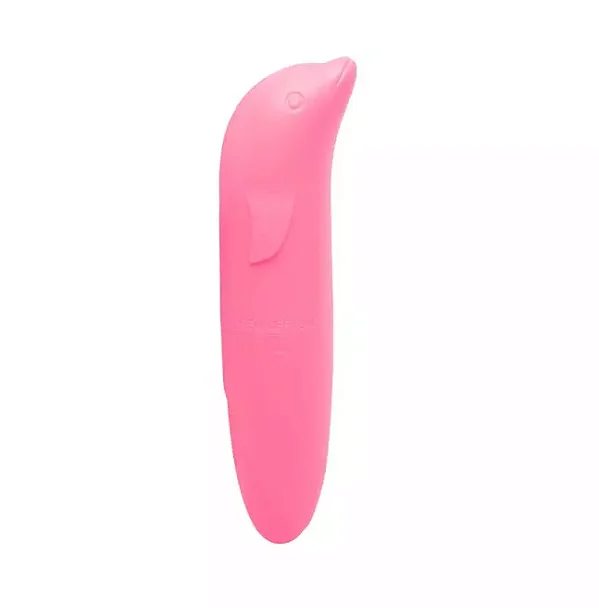 VIBRADOR GOLFINHO AVELUDADO ROSA - 6178