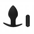 PLUG ANAL COM VIBRO EM SILICONE - 8650