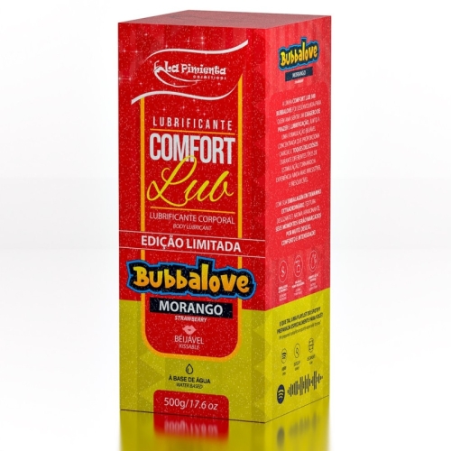 COMFORT LUB BUBBALOVE MORANGO 500g