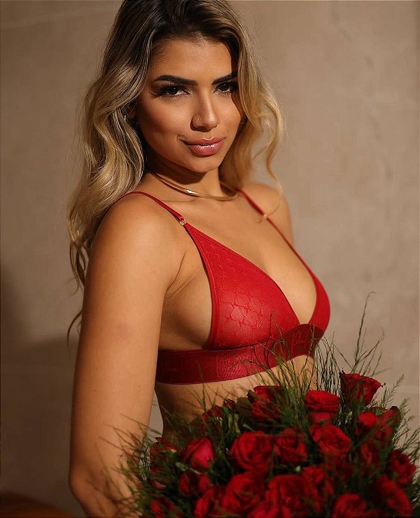 ELISA BRALETE EM TULE - VERMELHO BORDÔ