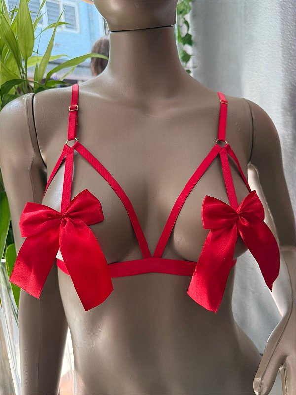 EXIBIDA BRALETE - VERMELHO