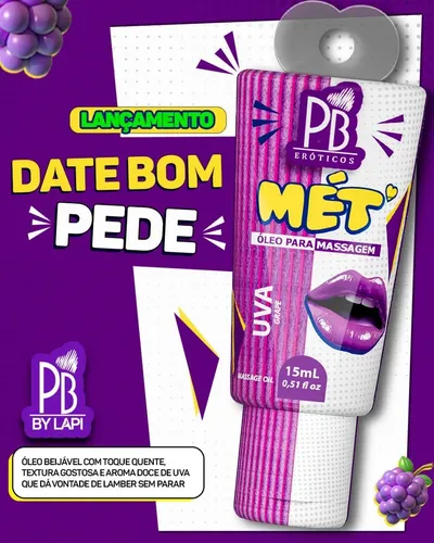 MÉT LUB UVA BEIJÁVEL 60g