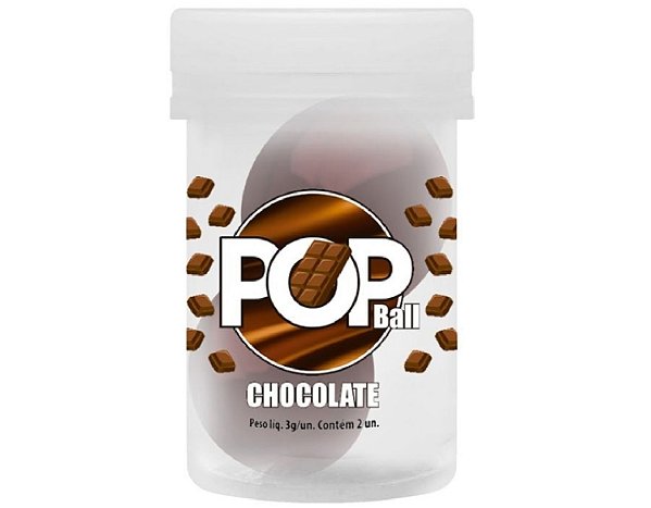 POP BALL CHOCOLATE 2un