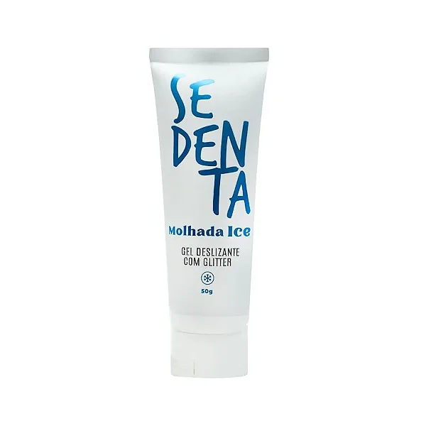 SEDENTA MOLHADA ICE Gel Deslizante com Gliter 50g